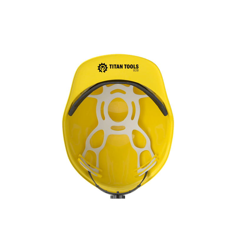 Yellow helmet
