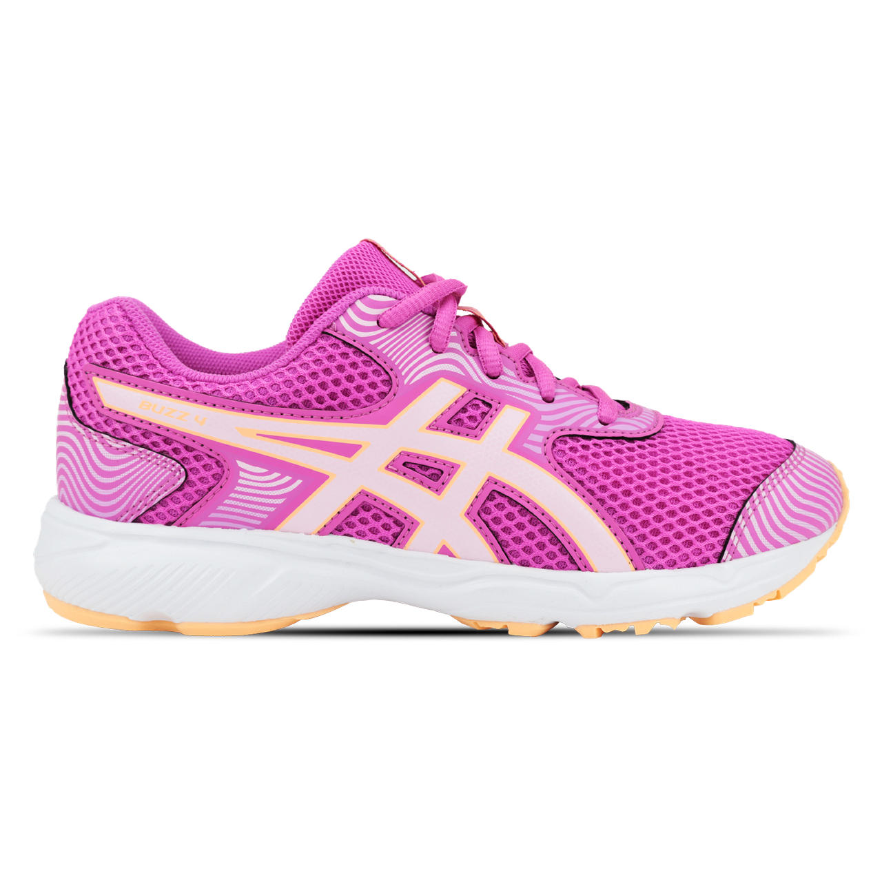 Tênis ASICS Buzz 4 - Infantil - Rosa/Laranja