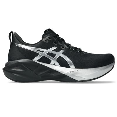 Tênis ASICS Novablast 5 Platinum - Feminino - Prata/Preto